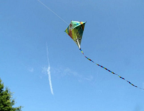 Kinderfeest, zelf een vlieger maken